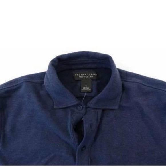 BLOOMINGDALES Blue Polo Sweater - Picture 2 of 11